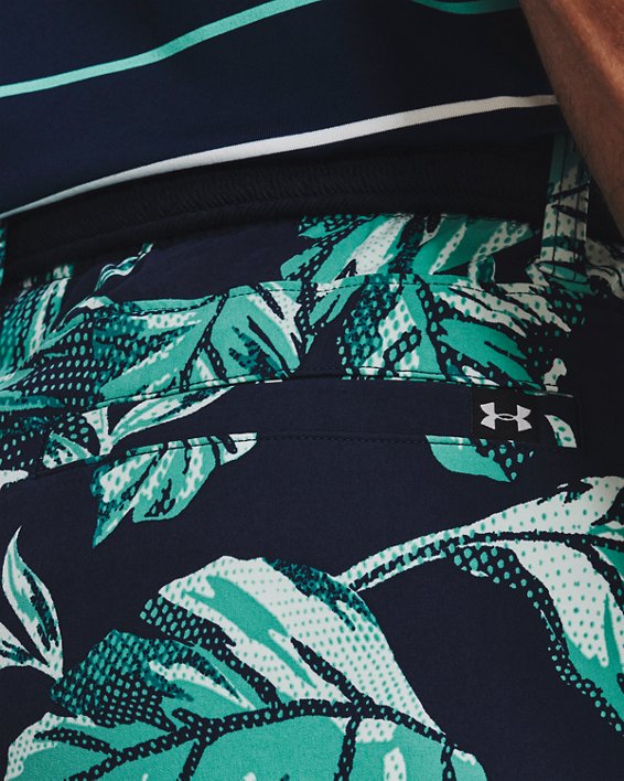 Men's UA Drive Printed Shorts in Blue image number 3